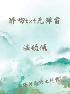 醉吻txt无弹窗