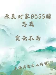 原来对家BOSS暗恋我