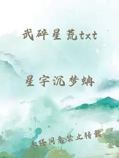 武碎星荒txt