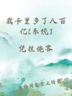 我卡里多了八百亿[系统]